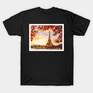 Paris, Sketch Art T-Shirt